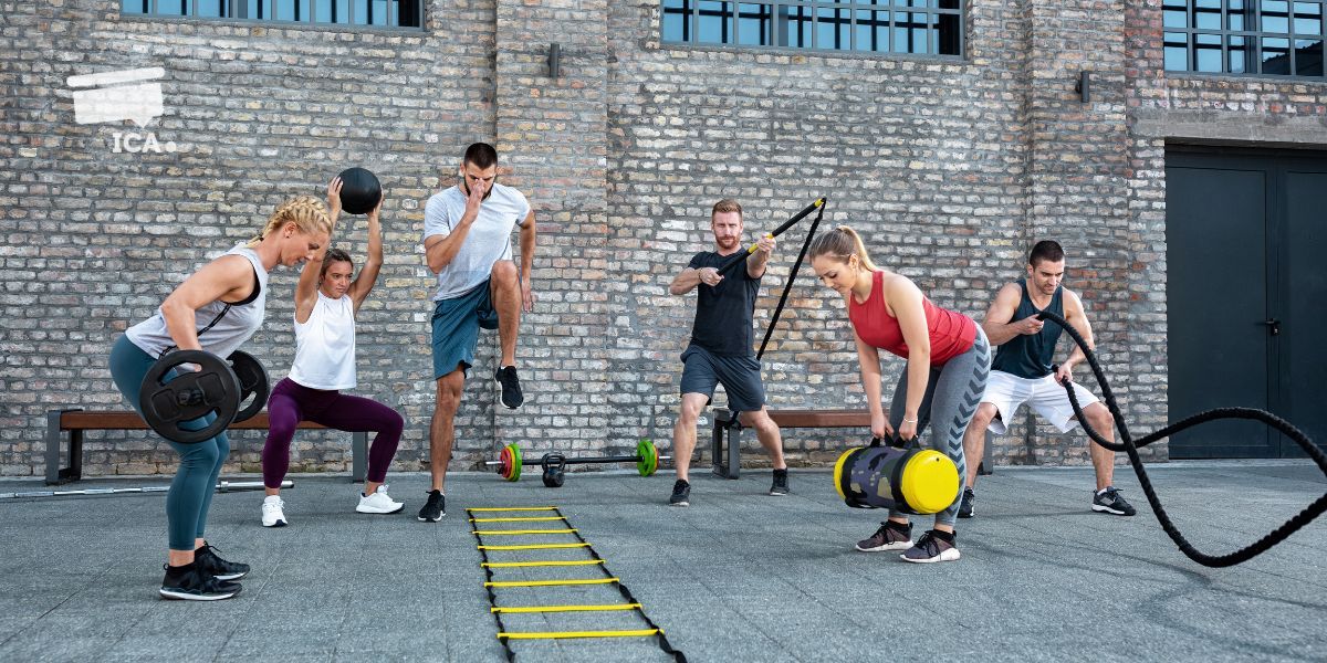 strength in coaching work - relay exercises